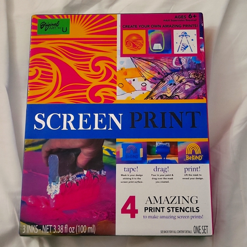 Screen print for kids